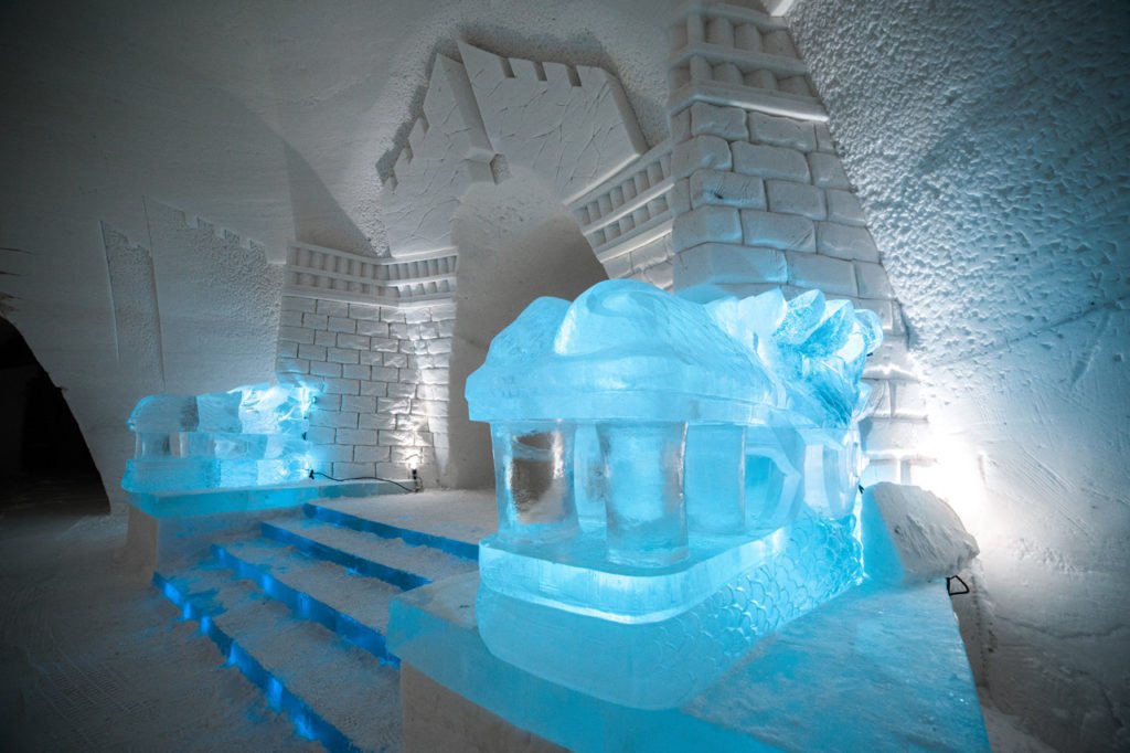 Experience The Icy Wonderland At Levi Snow Castle Villages