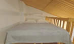 Loft double bed in Leviloma 27 m² B apartment, Levi