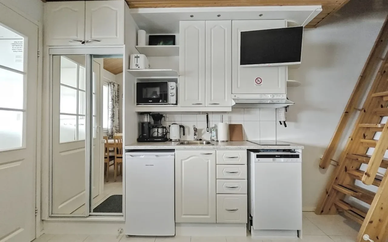 Kitchenette in Leviloma 27 m² C apartment, Levi